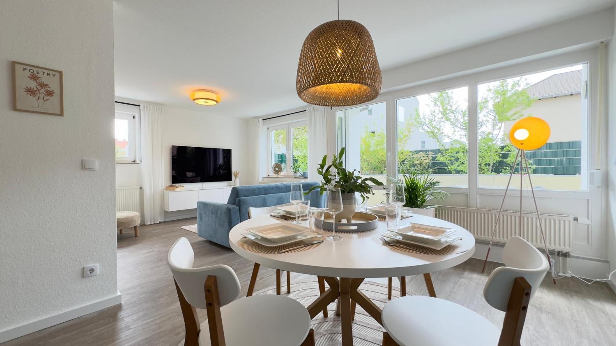 Fewo Am Park - 4P, Boxspringbett, Balkon, Smarttv, Gesundbrunnen, Familienfreundlich Halle  Ngoại thất bức ảnh