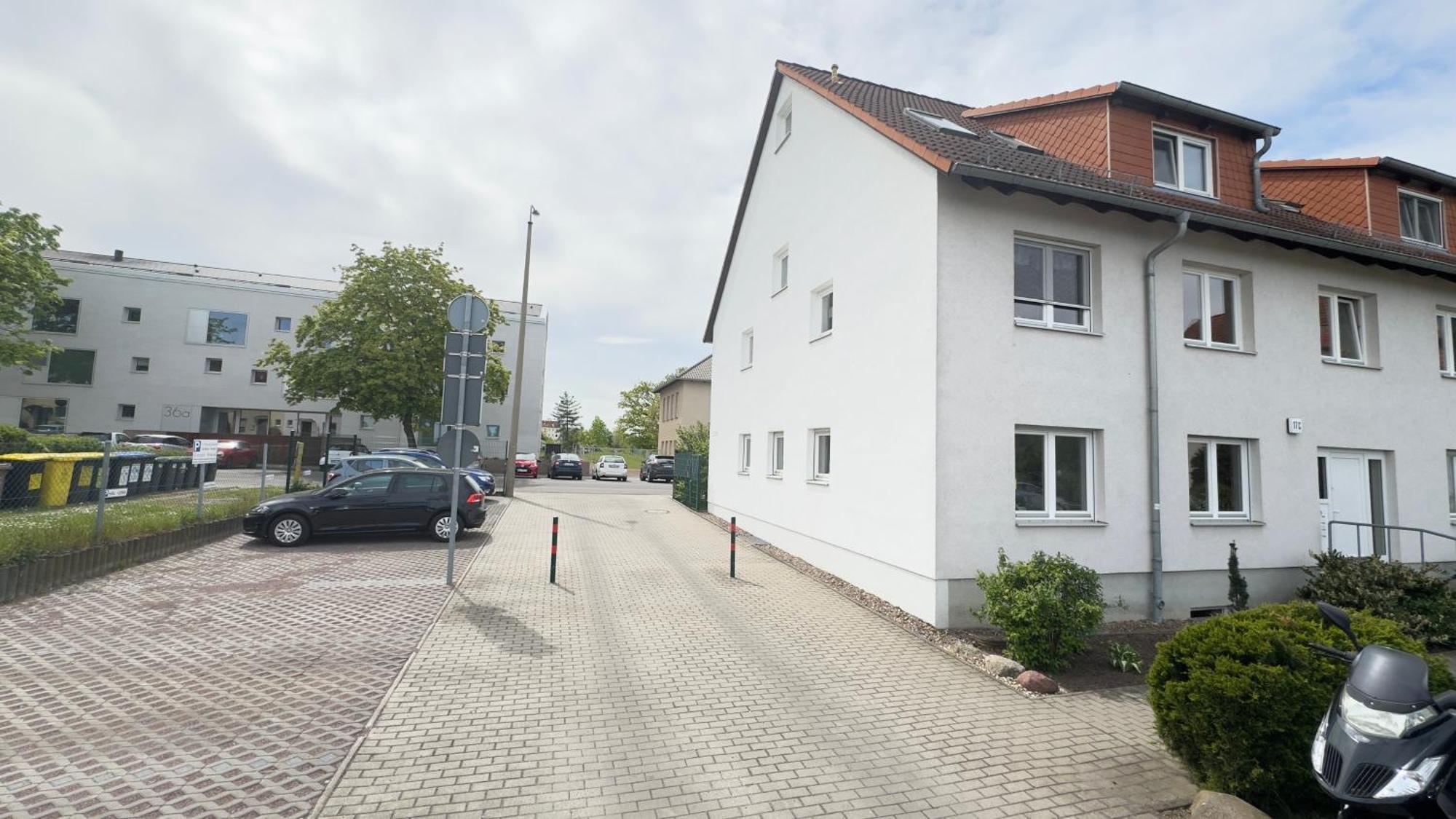 Fewo Am Park - 4P, Boxspringbett, Balkon, Smarttv, Gesundbrunnen, Familienfreundlich Halle  Ngoại thất bức ảnh